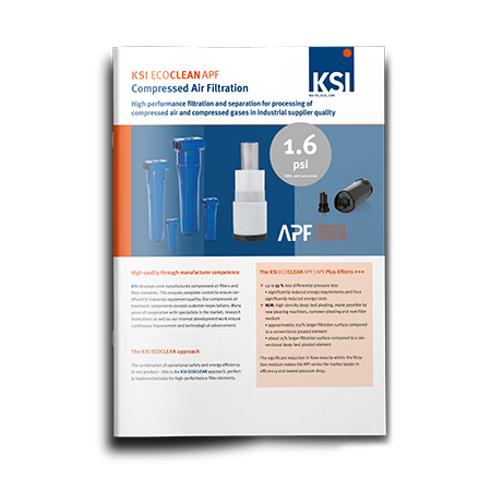 KSI ECOCLEAN APF Compressed Air Filtration
